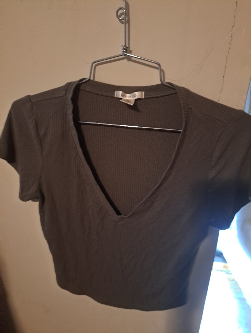 Green Bozzolo Crop Top